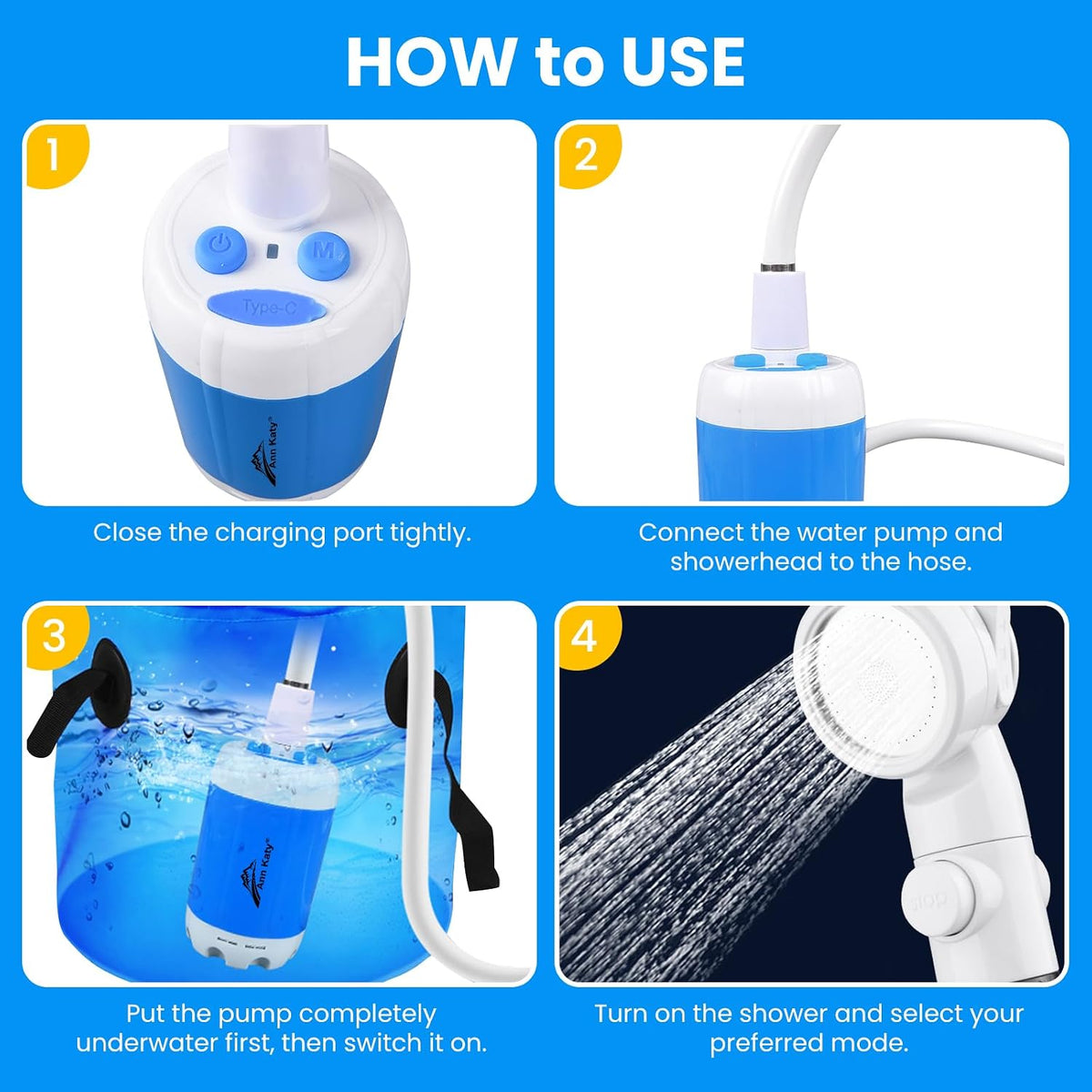 FlowX™ 2026 — Portable Shower 🚿